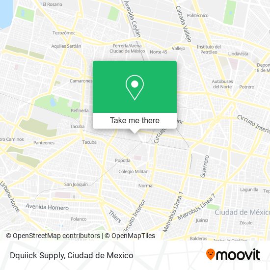Dquiick Supply map
