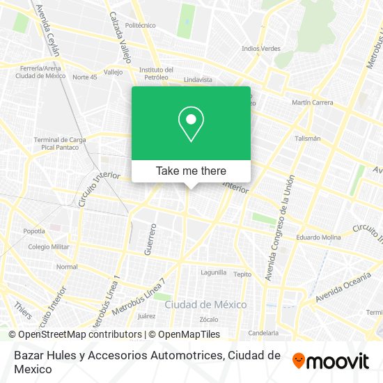 Bazar Hules y Accesorios Automotrices map