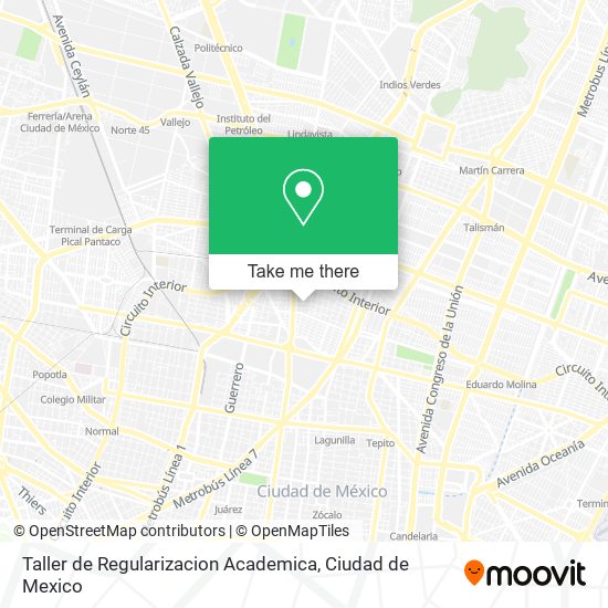 Taller de Regularizacion Academica map