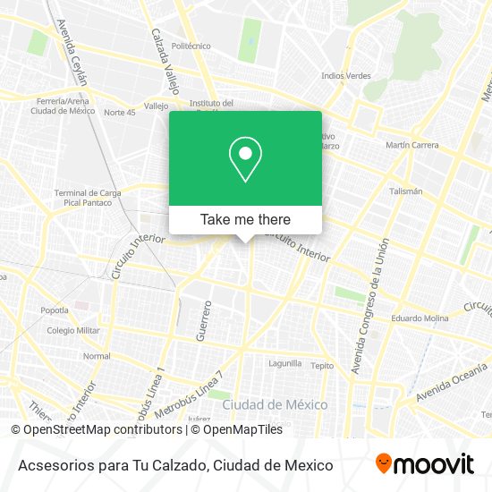 Acsesorios para Tu Calzado map