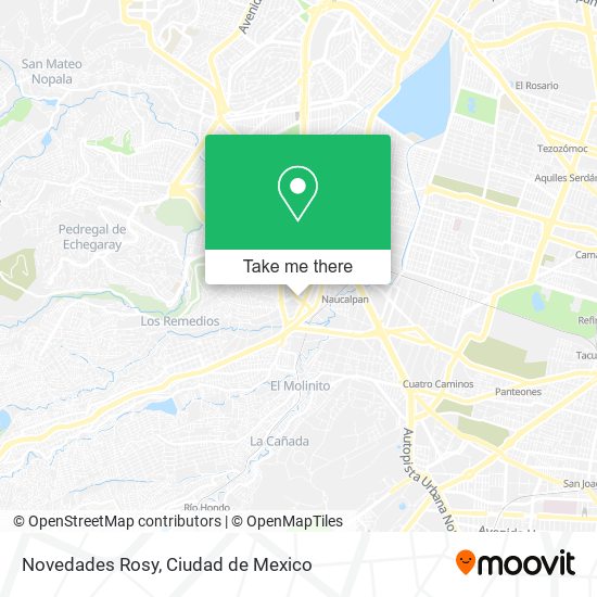 Novedades Rosy map