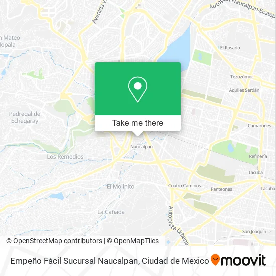 Empeño Fácil Sucursal Naucalpan map