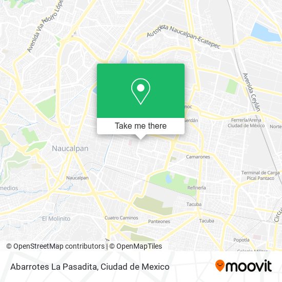 Abarrotes La Pasadita map