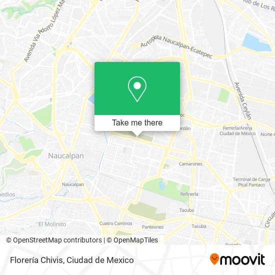 Florería Chivis map