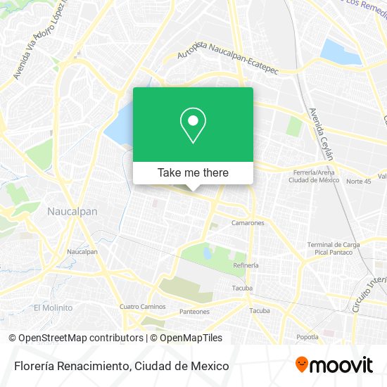 Florería Renacimiento map