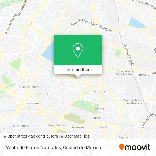 Venta de Flores Naturales map