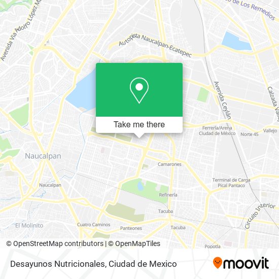 Mapa de Desayunos Nutricionales
