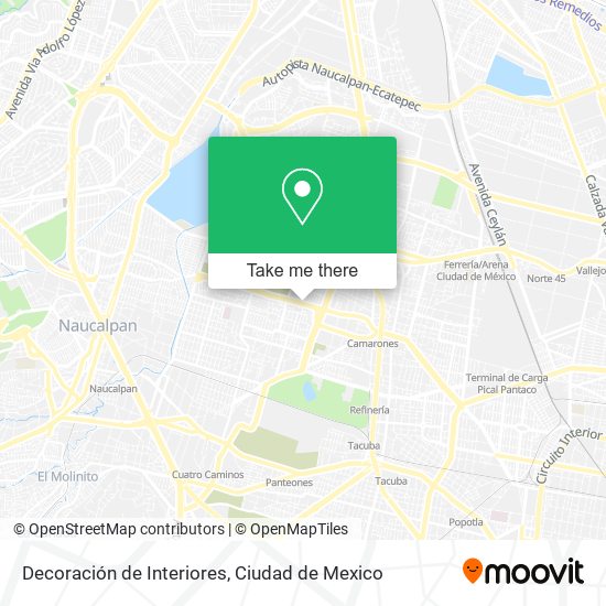Decoración de Interiores map