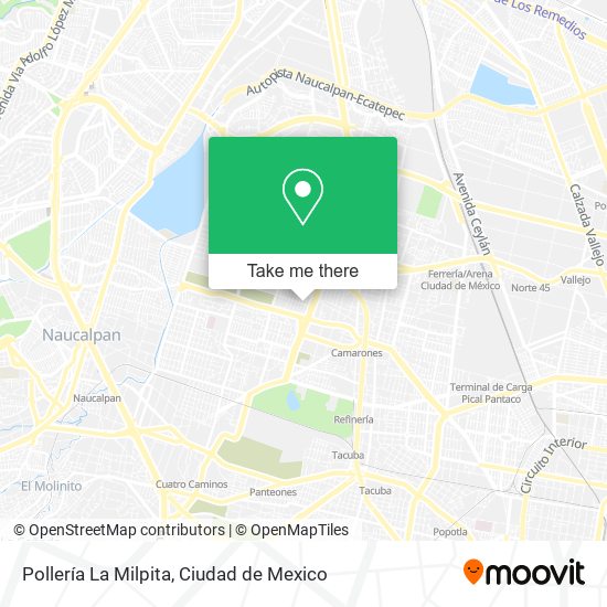 Mapa de Pollería La Milpita