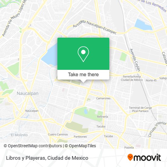 Libros y Playeras map
