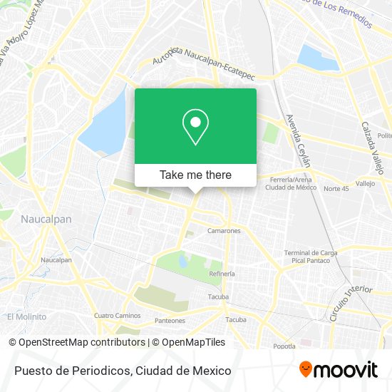 Puesto de Periodicos map
