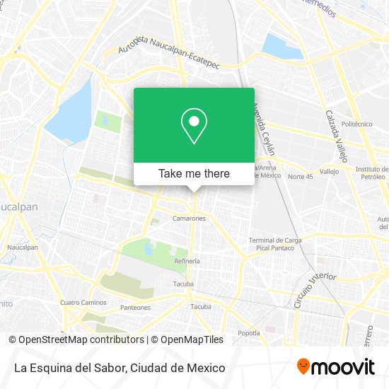 Mapa de La Esquina del Sabor