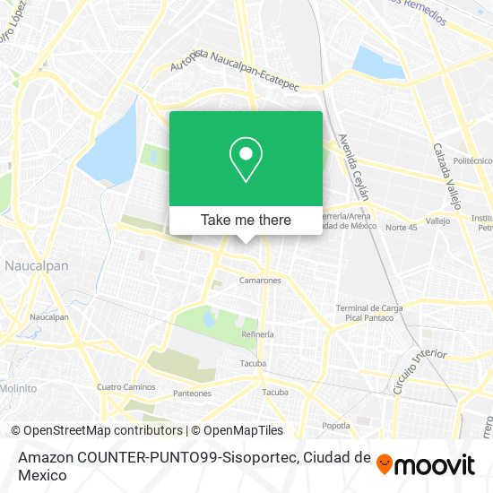 Mapa de Amazon COUNTER-PUNTO99-Sisoportec