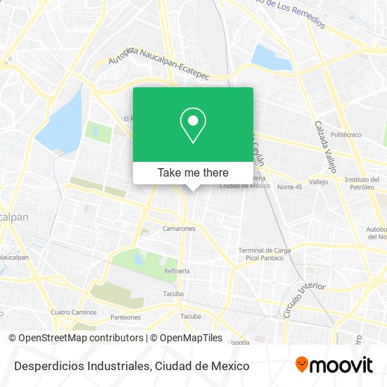 Mapa de Desperdicios Industriales