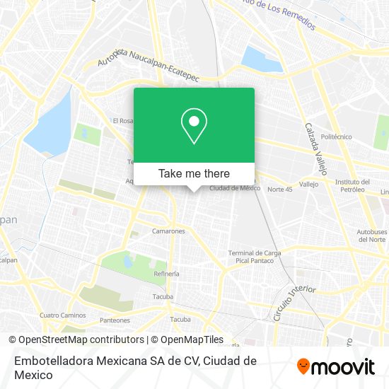 Embotelladora Mexicana SA de CV map