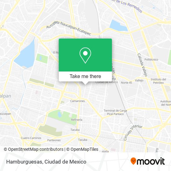 Mapa de Hamburguesas