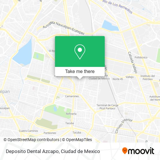 Mapa de Deposito Dental Azcapo