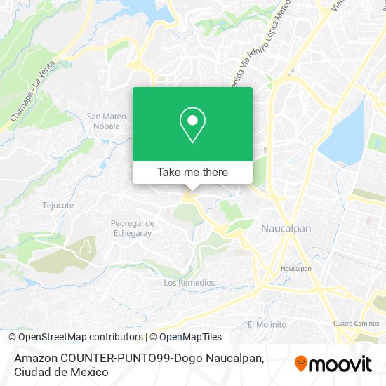Mapa de Amazon COUNTER-PUNTO99-Dogo Naucalpan