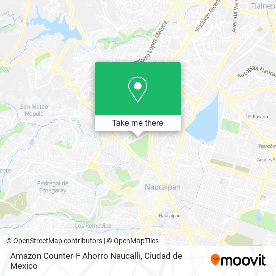 Amazon Counter-F Ahorro Naucalli map