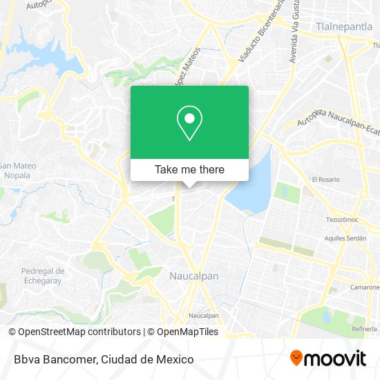 Bbva Bancomer map