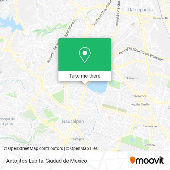 Antojitos Lupita map