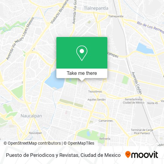 Puesto de Periodicos y Revistas map