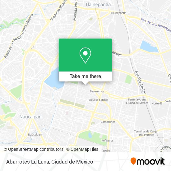 Abarrotes La Luna map