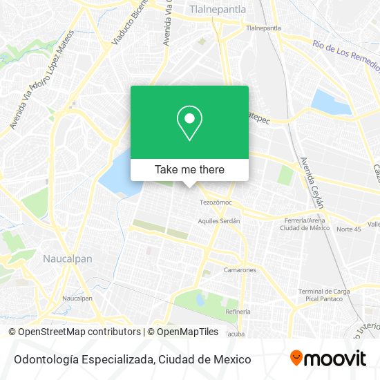 Odontología Especializada map