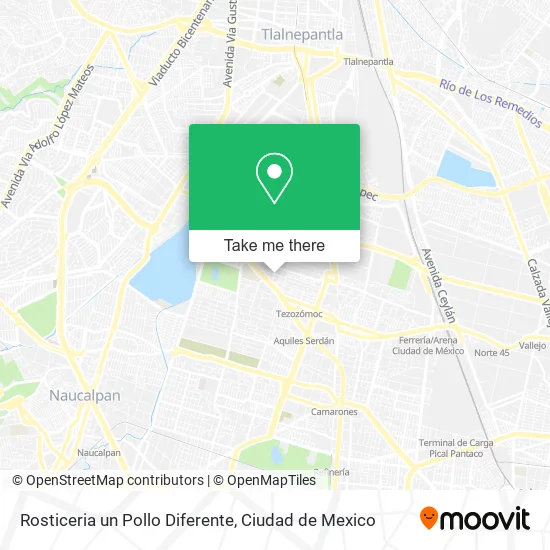 Rosticeria un Pollo Diferente map