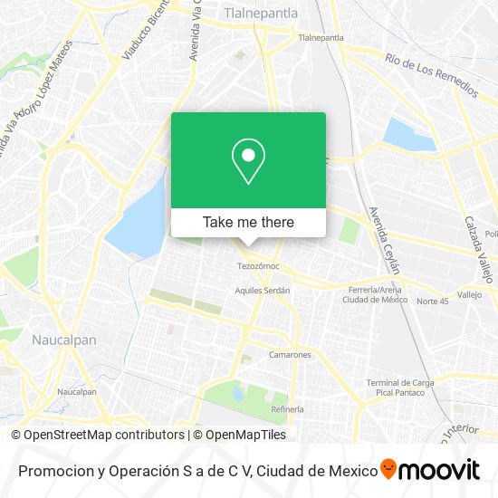 Promocion y Operación S a de C V map