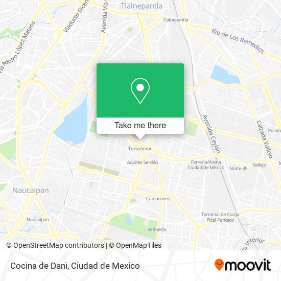 Cocina de Dani map