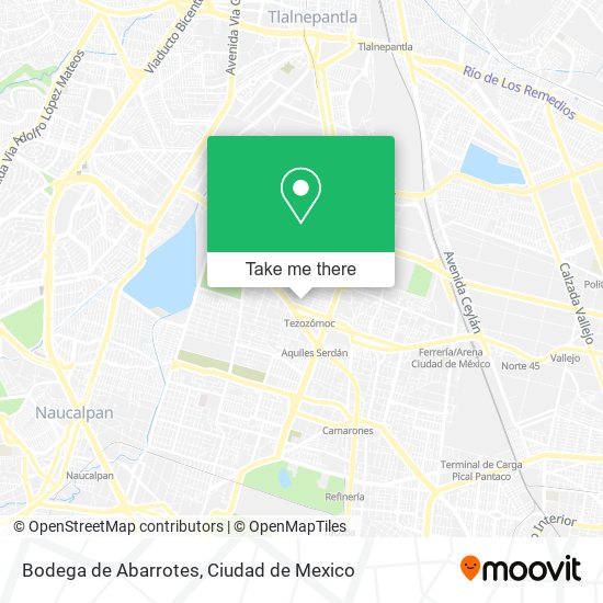 Bodega de Abarrotes map