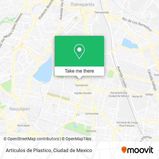 Mapa de Artículos de Plastico