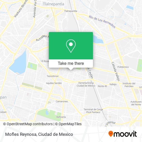 Mapa de Mofles Reynosa
