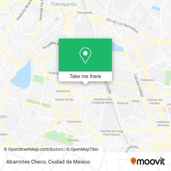 Abarrotes Checo map