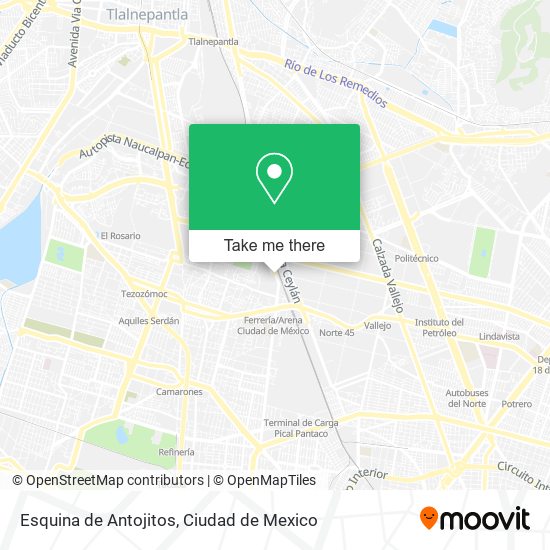 Esquina de Antojitos map