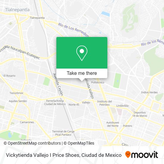 Vickytienda Vallejo I Price Shoes map