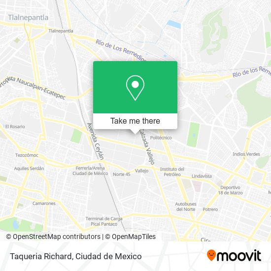 Taqueria Richard map