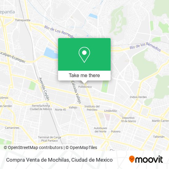 Compra Venta de Mochilas map