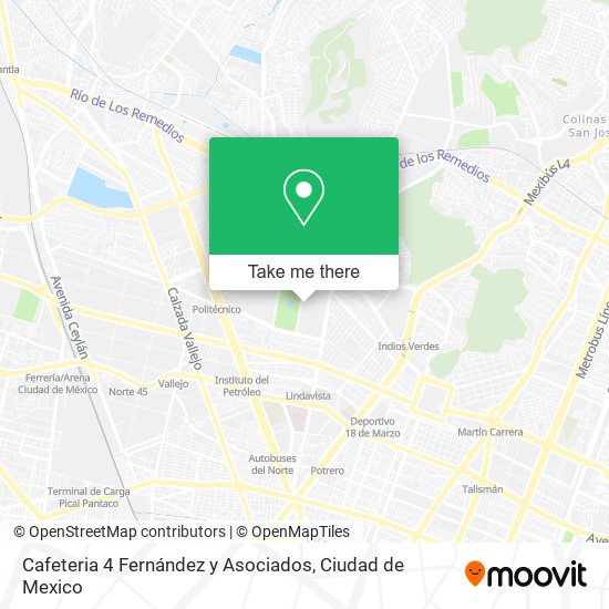 Cafeteria 4 Fernández y Asociados map