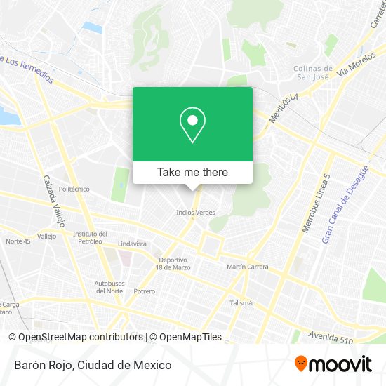 Barón Rojo map