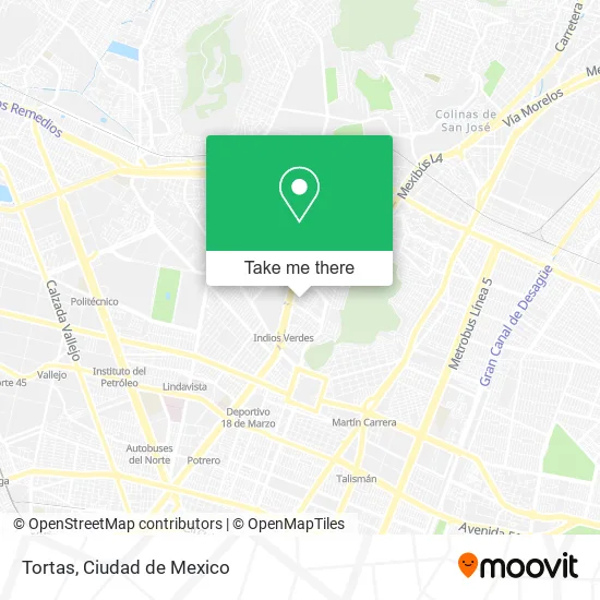 Tortas map