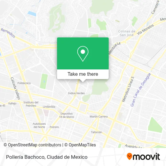 Pollería Bachoco map
