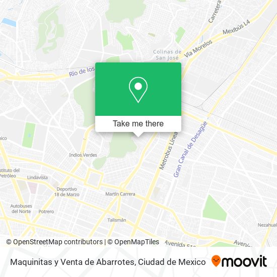 Maquinitas y Venta de Abarrotes map