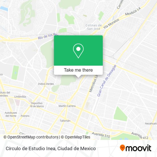 Círculo de Estudio Inea map