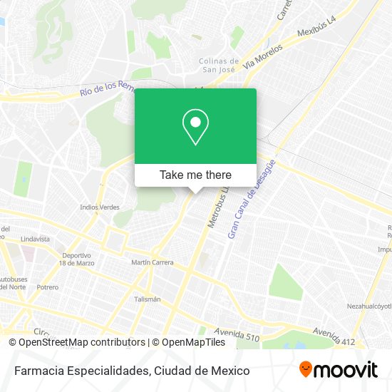 Farmacia Especialidades map