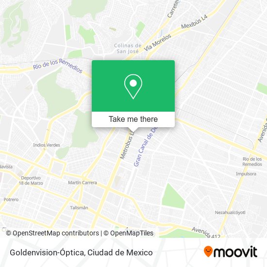 Goldenvision-Óptica map