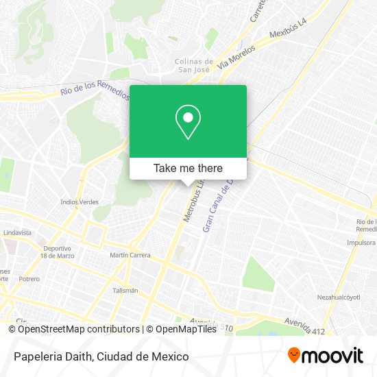 Mapa de Papeleria Daith