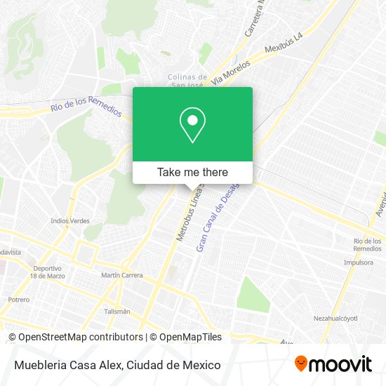 Muebleria Casa Alex map