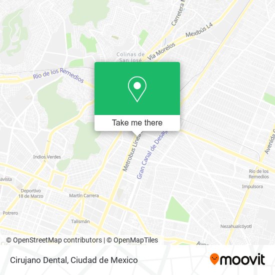 Mapa de Cirujano Dental